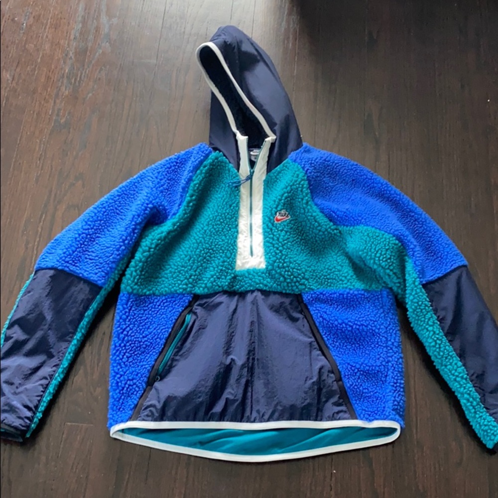 men’s nike 1/4 zip sherpa